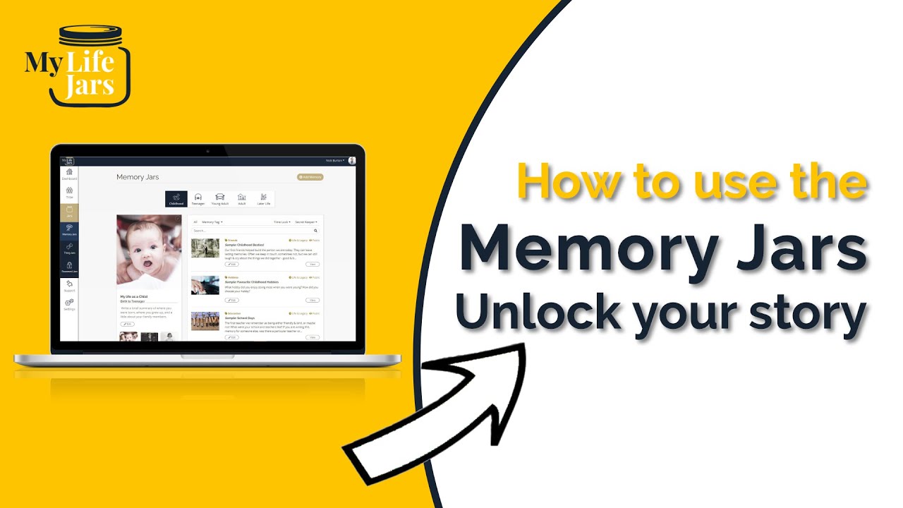How to use the Memory Jars | My LifeJars