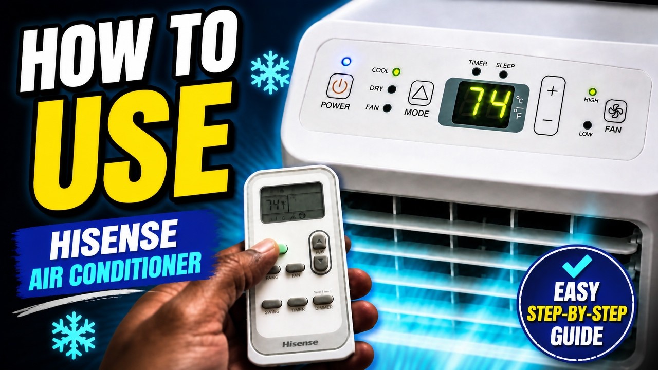 Hisense Air Conditioner - How To Use