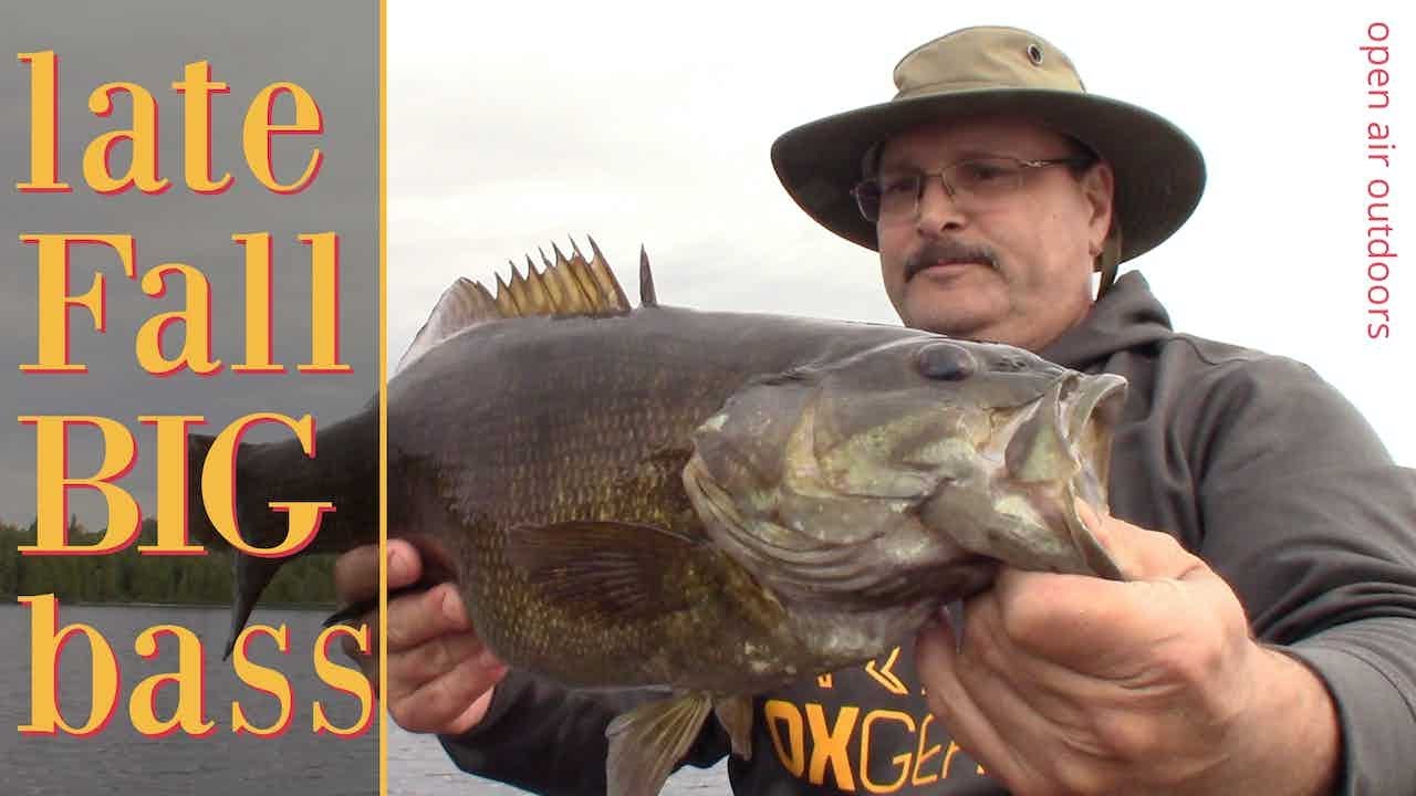 MONSTER bass fishing,  smallies small mouth bass, canoe fishing