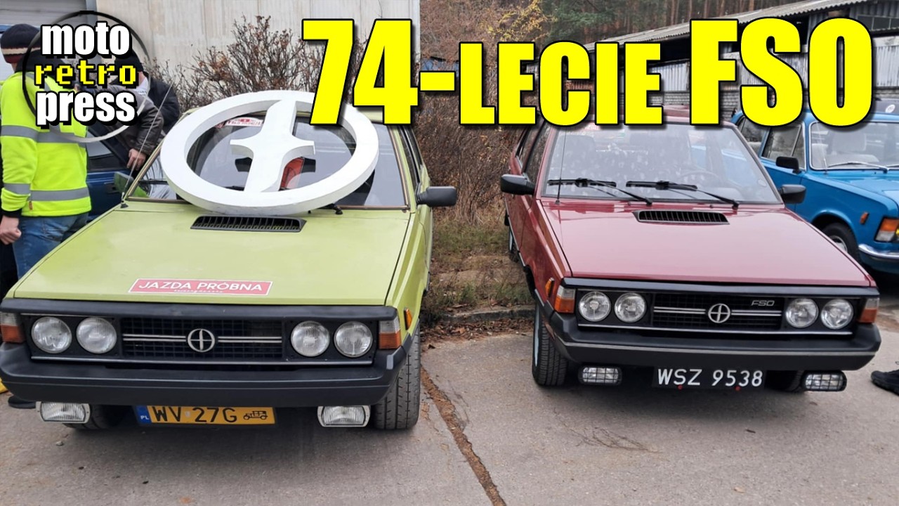 74-lecie FSO: zlot samochodów Polonez, Fiat 125p, Warszawa, Syrena, Żuk, Daewoo