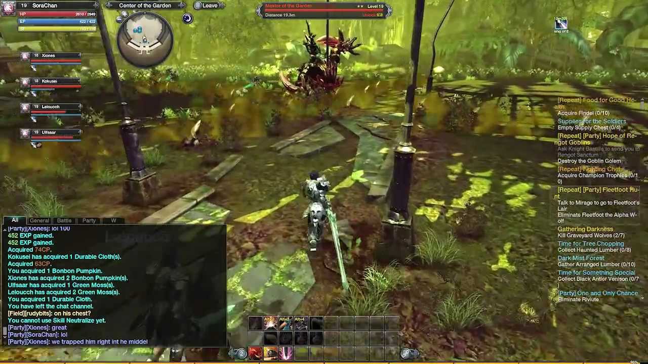 RaiderZ - Garden's Final Boss (Closed Beta) HD