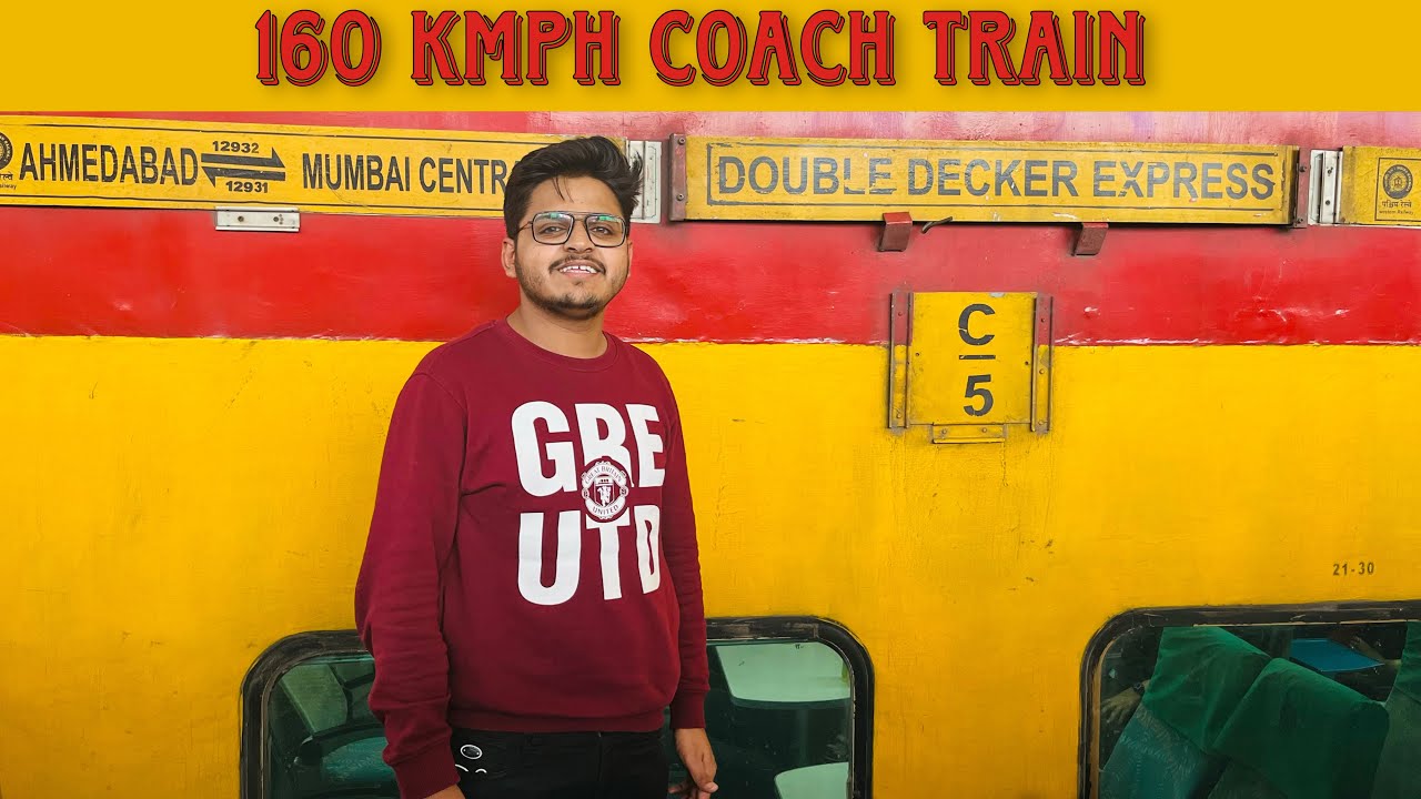JOURNEY IN DOUBLE DECKER TRAIN || MUMBAI TO AHMEDABAD || 4K || 12931