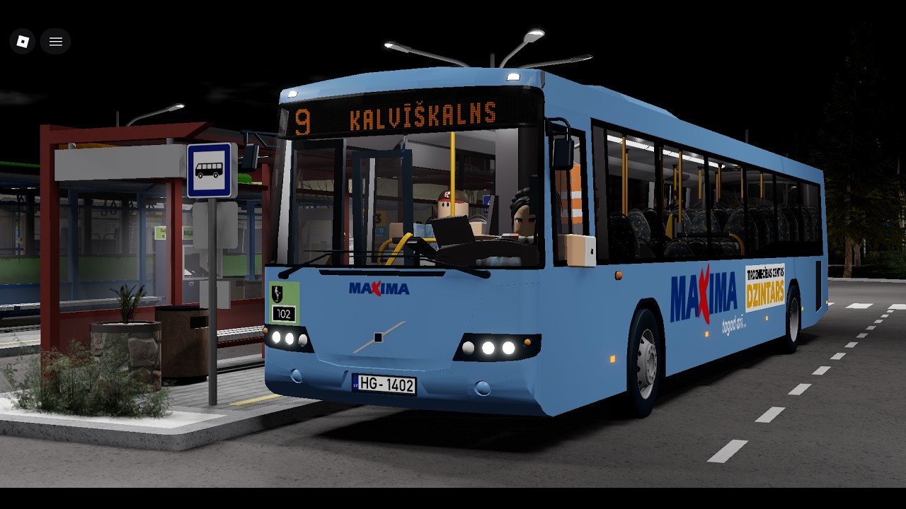 Roblox: Lugane - Volvo 8700LE #102 Linia 9
