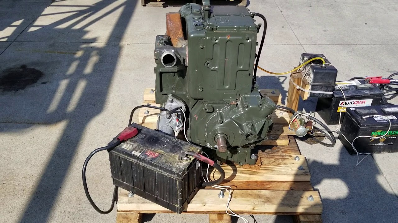 Lister Petter TS2 2 Cylinder Diesel Engine Test Run