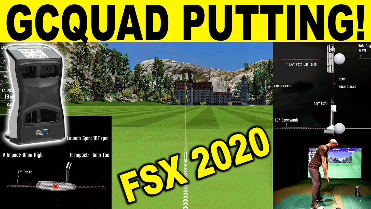 Foresight Sports GCQUAD - Putting Analysis with FSX 2020 Golf Simulator Software
