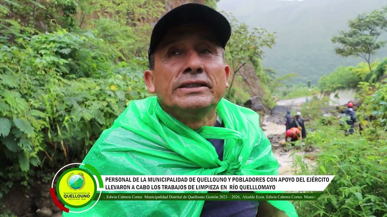 𝐏𝐎𝐁𝐋𝐀𝐃𝐎𝐑𝐄𝐒 𝐂𝐎𝐍 𝐀𝐏𝐎𝐘𝐎 𝐃𝐄𝐋 𝐄𝐉É𝐑𝐂𝐈𝐓𝐎 𝐋𝐋𝐄𝐕𝐀𝐑𝐎𝐍 𝐀 𝐂𝐀𝐁𝐎 𝐋𝐎𝐒 𝐓𝐑𝐀𝐁𝐀𝐉𝐎𝐒 𝐃𝐄 𝐋𝐈𝐌𝐏𝐈𝐄𝐙𝐀 𝐄𝐍  𝐑Í𝐎 𝐐𝐔𝐄𝐋𝐋𝐋𝐎𝐌𝐀𝐘𝐎