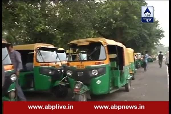 Delhi: Auto,taxi strike against app-based taxis