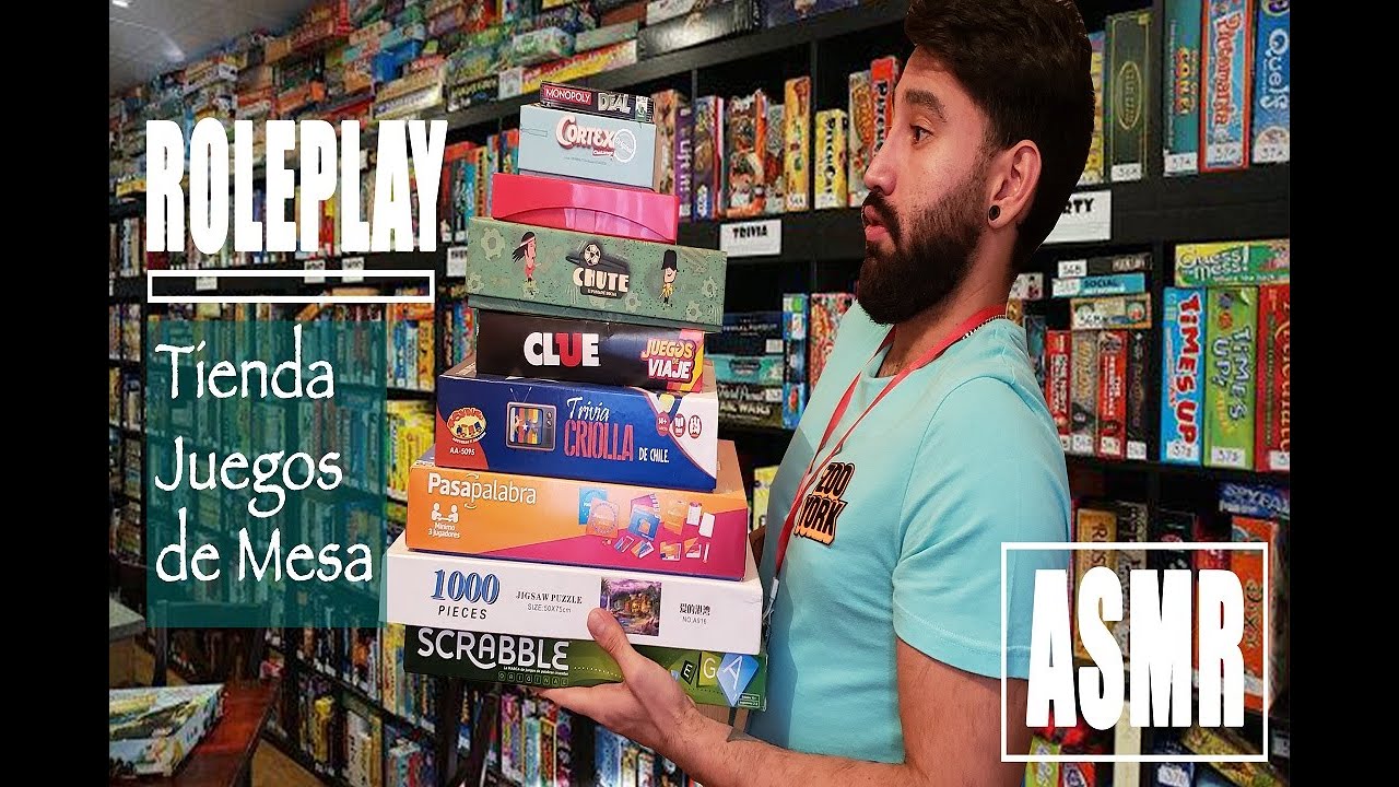#ASMR| #Roleplay TIENDA DE JUEGOS DE MESA| Triggers y #susurros (Conde ASMR)