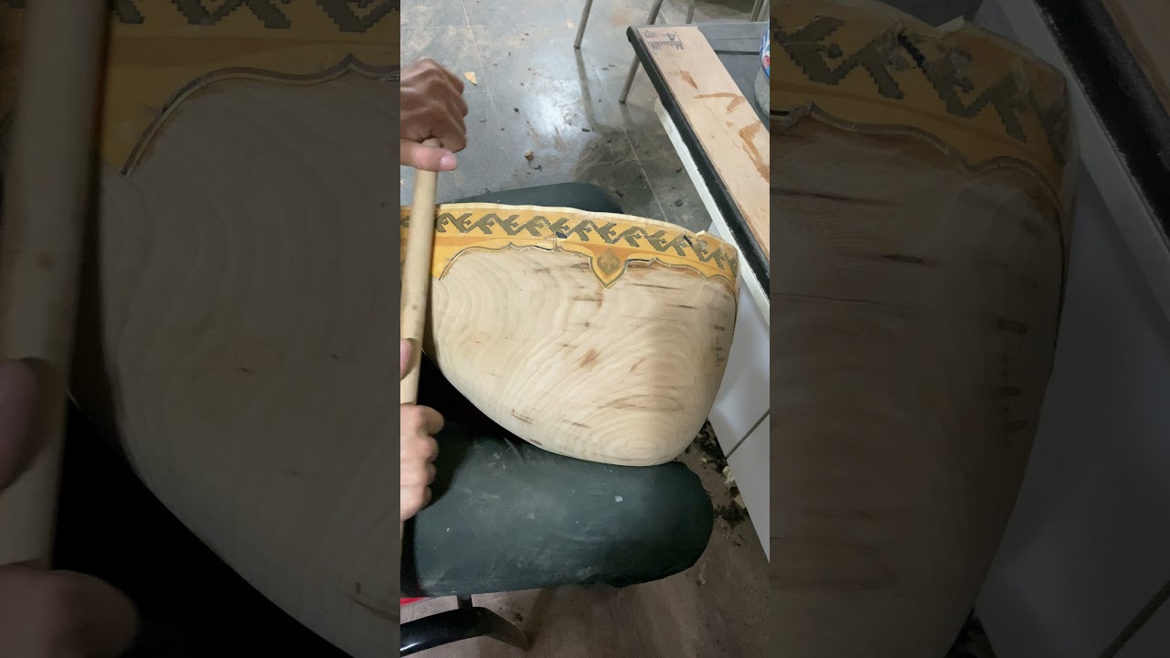 Bağlama yapımı ( gövde işlemesi sarma işlemi)