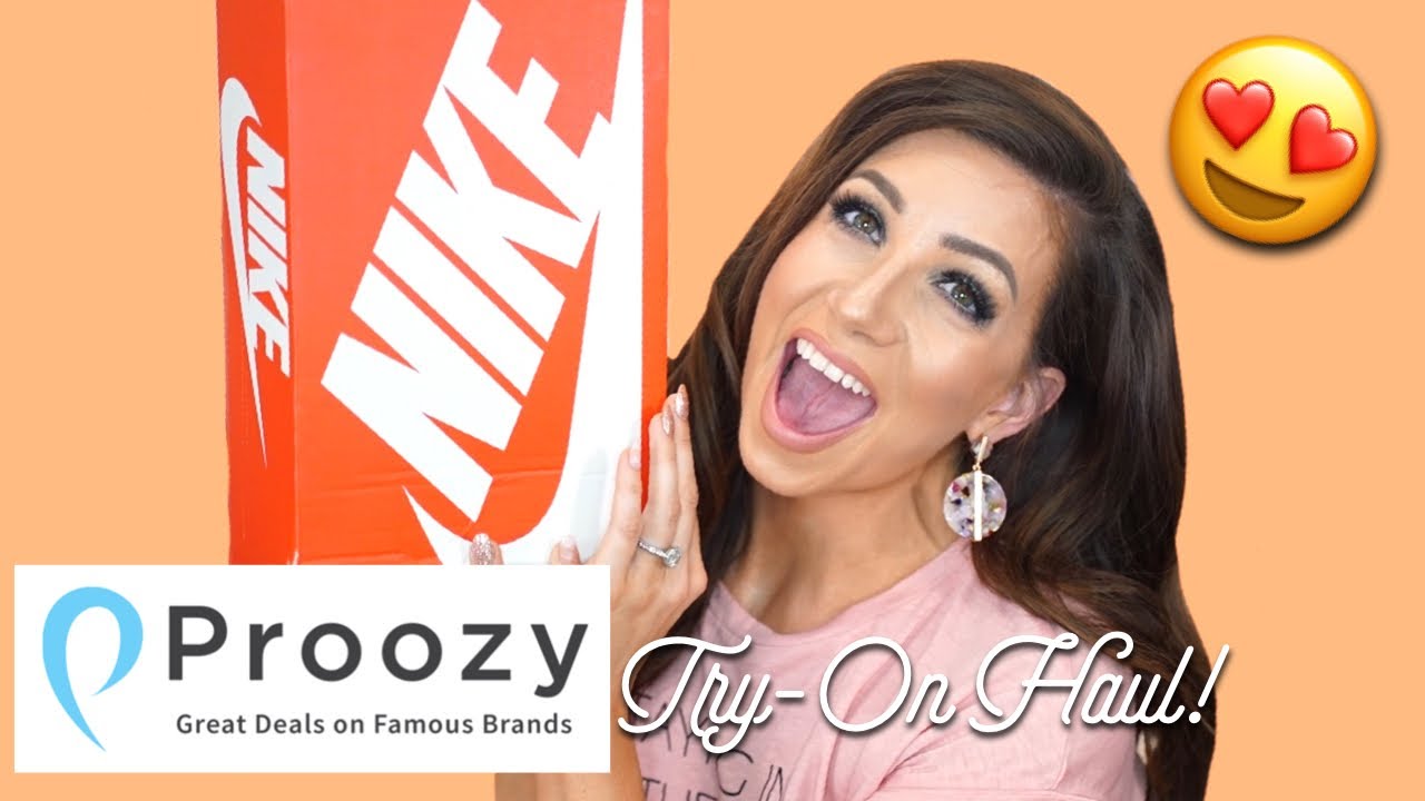 PROOZY TRY-ON HAUL!! My FIRST pair of Nike&rsquo;s! 2020