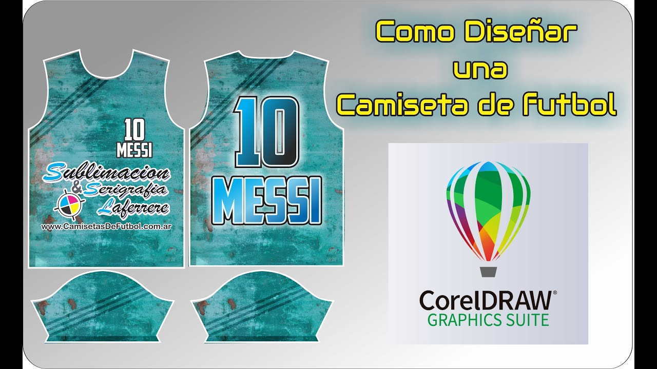 Curso de Sublimación 05 Como Diseñar y personalizar Camisetas de Futbol