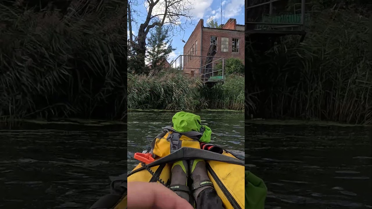 Kayaking in central Gdansk - paddling in Poland