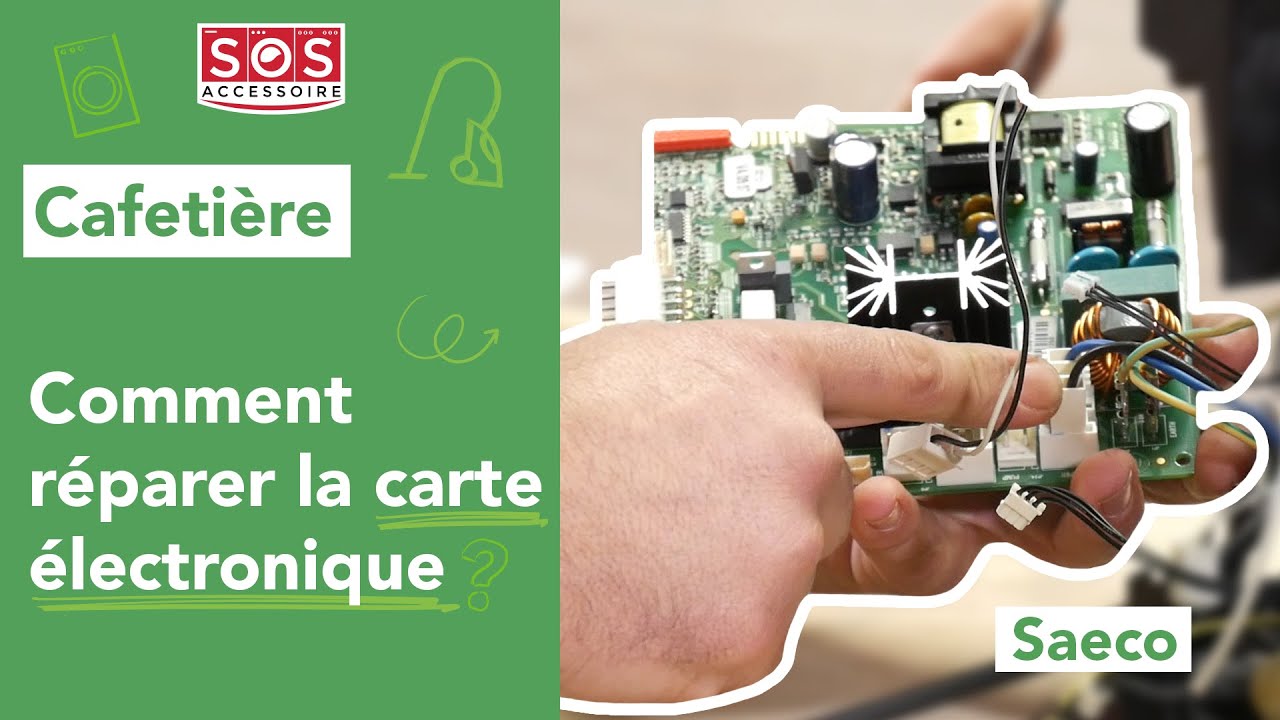 🛠 Machine à café Saeco : Réparer un composant sur la carte électronique
