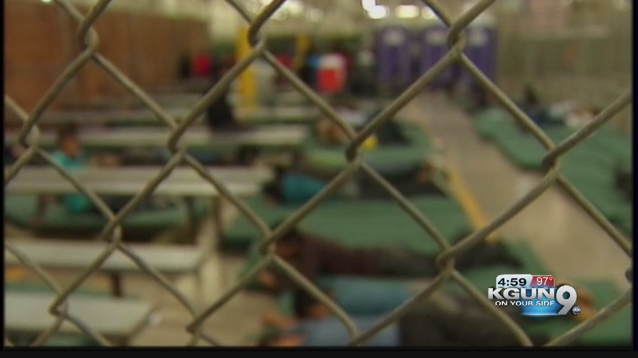 A first look inside holding facilities for immigrant children