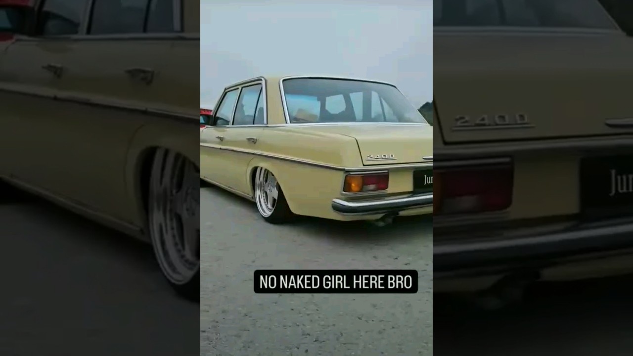 MERCEDES B 2400 #bagged #automobile #subscribetomychannel #sub #subscribemychannel #stancelife #low