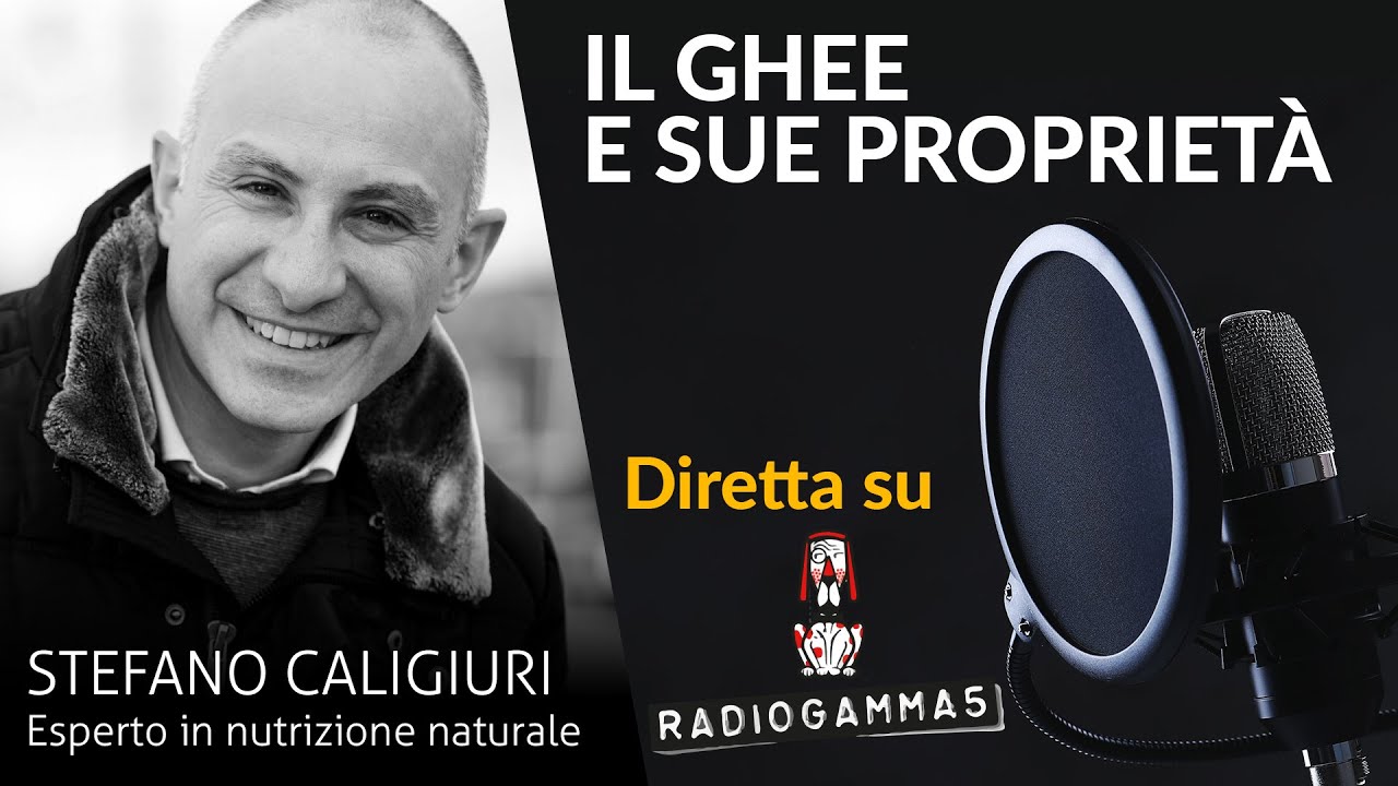Il ghee e le sue propriet&agrave;: Stefano Caligiuri racconta del suo GHIPURO su Radiogamma5