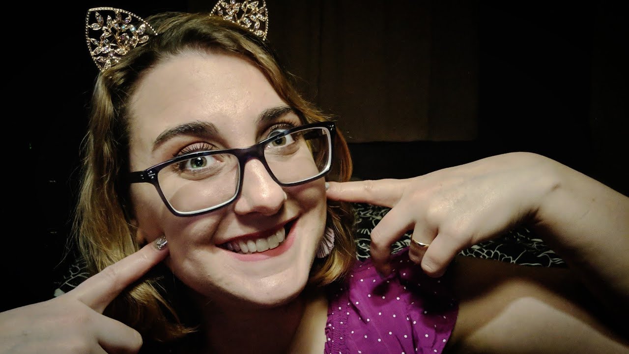 ASMR Sleep in 10 Minutes!! (Tracing my body, whisper, glasses tapping, mouth sounds, slow-ish)
