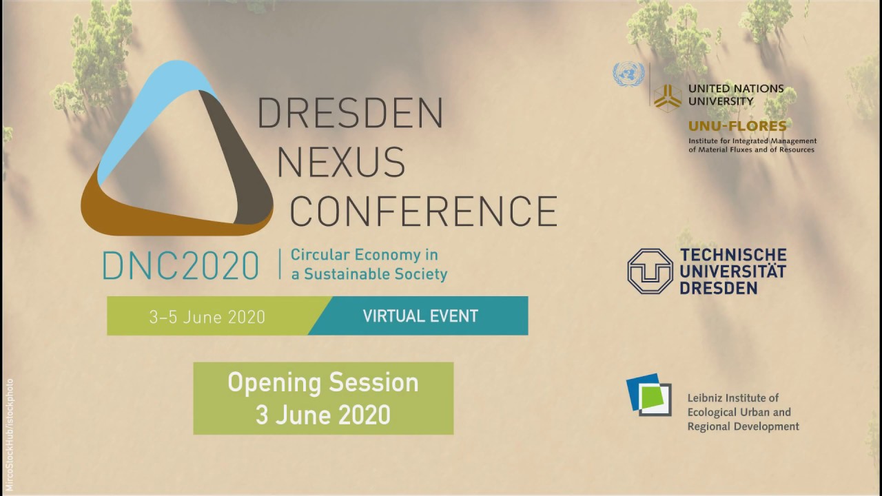 Dresden Nexus Conference 2020: Opening Session