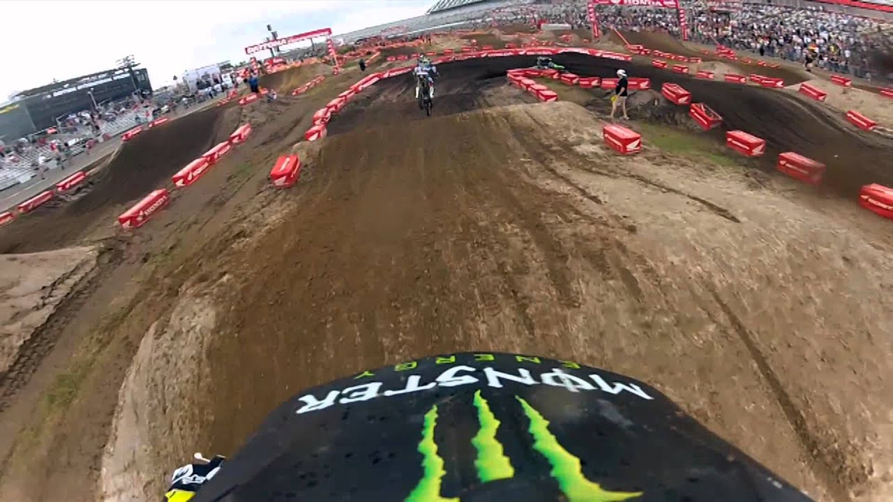 GoPro HD: Ricky Carmichael Practice Lap 2012 Daytona Supercross