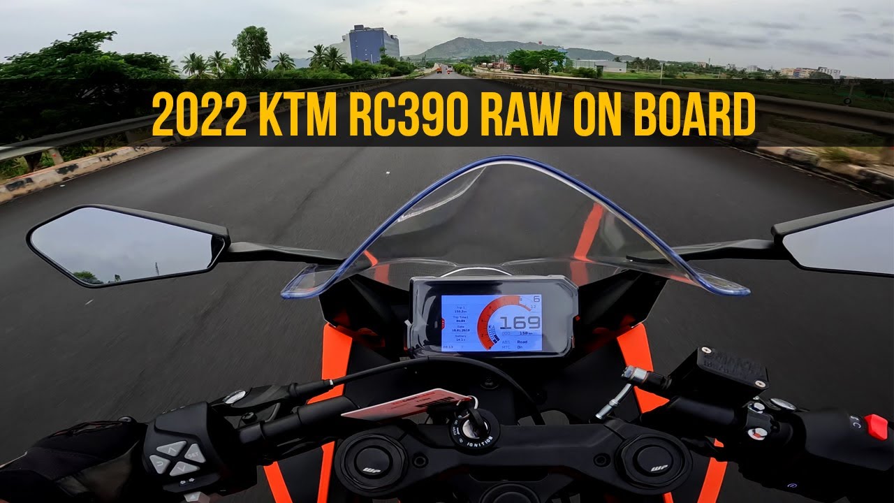 KTM RC 390 - RAW on board