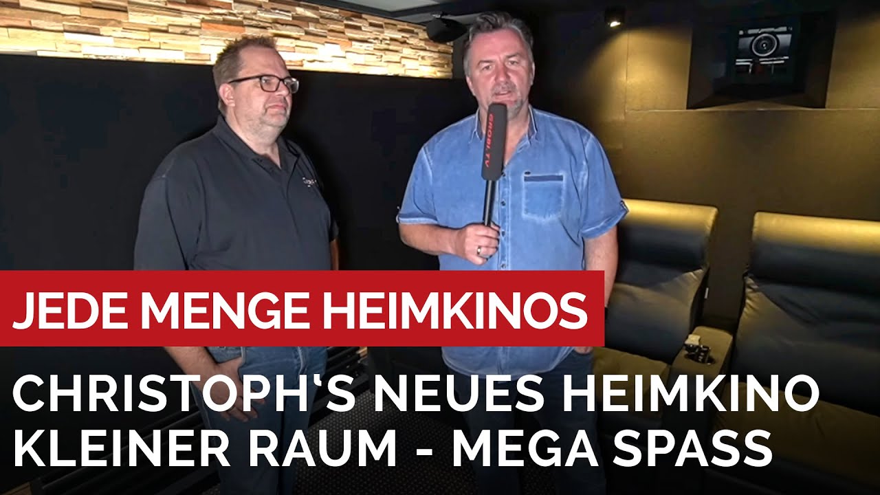 Christoph's neues Heimkino - Kleiner Raum - Mega Spaß - Geplant und gebaut von uns! #Heimkinobau