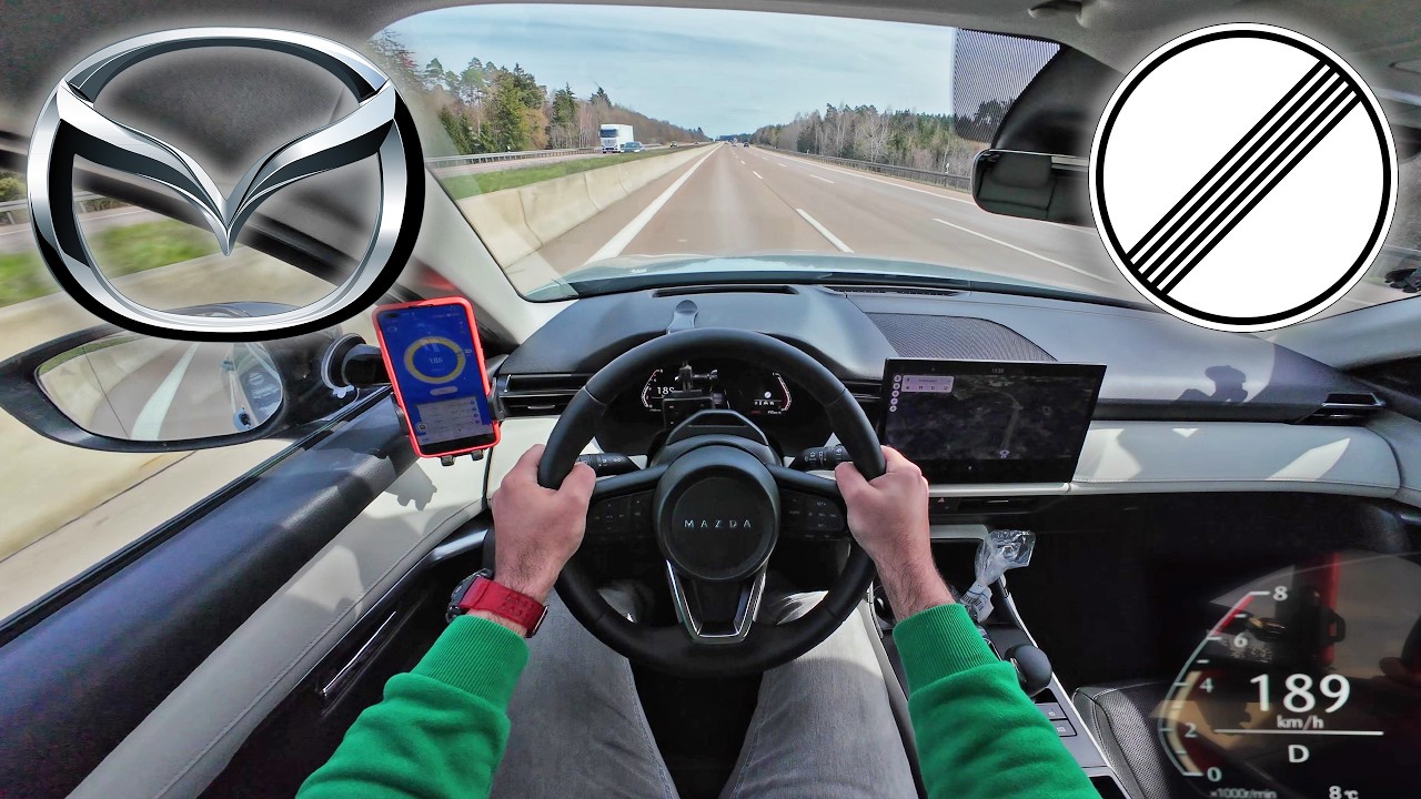 2026 Mazda CX-5 2.5 Hybrid 141HP | POV Top Speed Drive on No Speed Limit German Autobahn