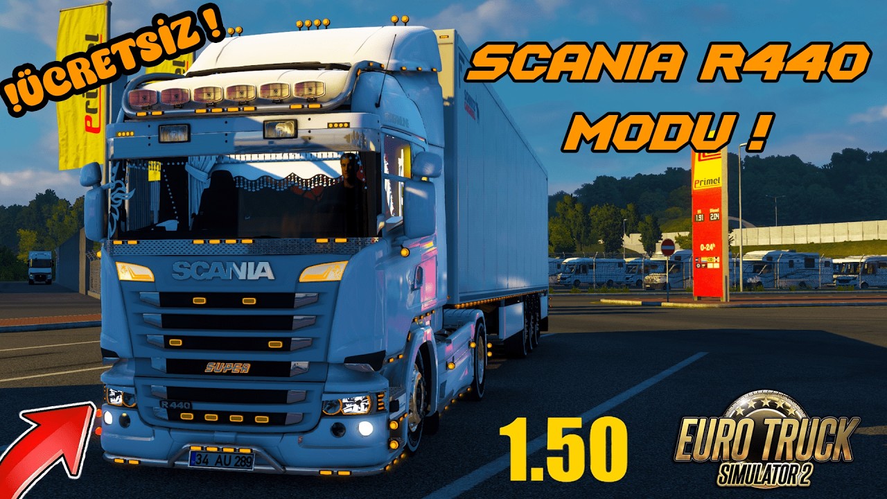 EFSANE SES! - MODİFİYELİ SCANİA R440  MODU - ETS 2 Mod G29