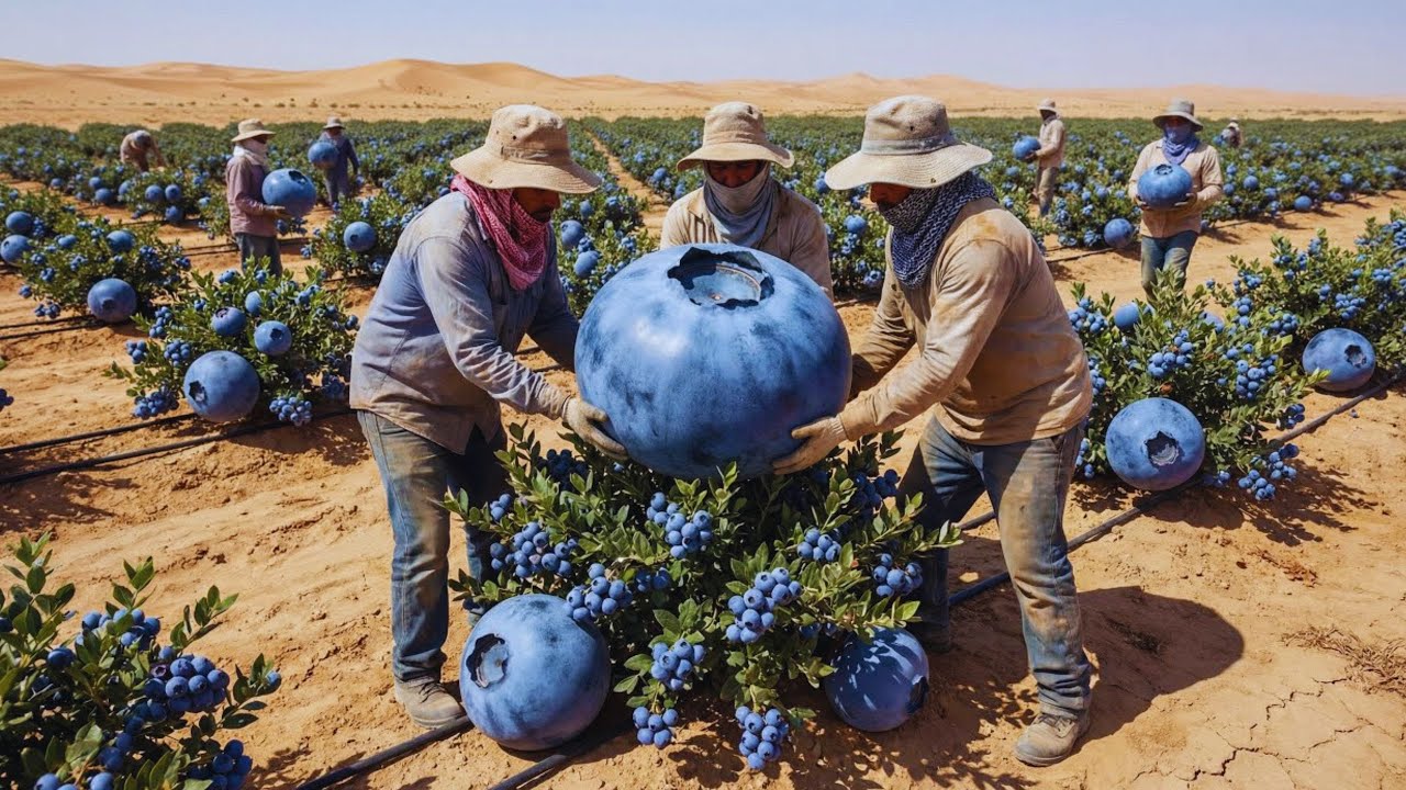 Cultivaron arándanos en el desierto de México los resultados podrían sorprenderte