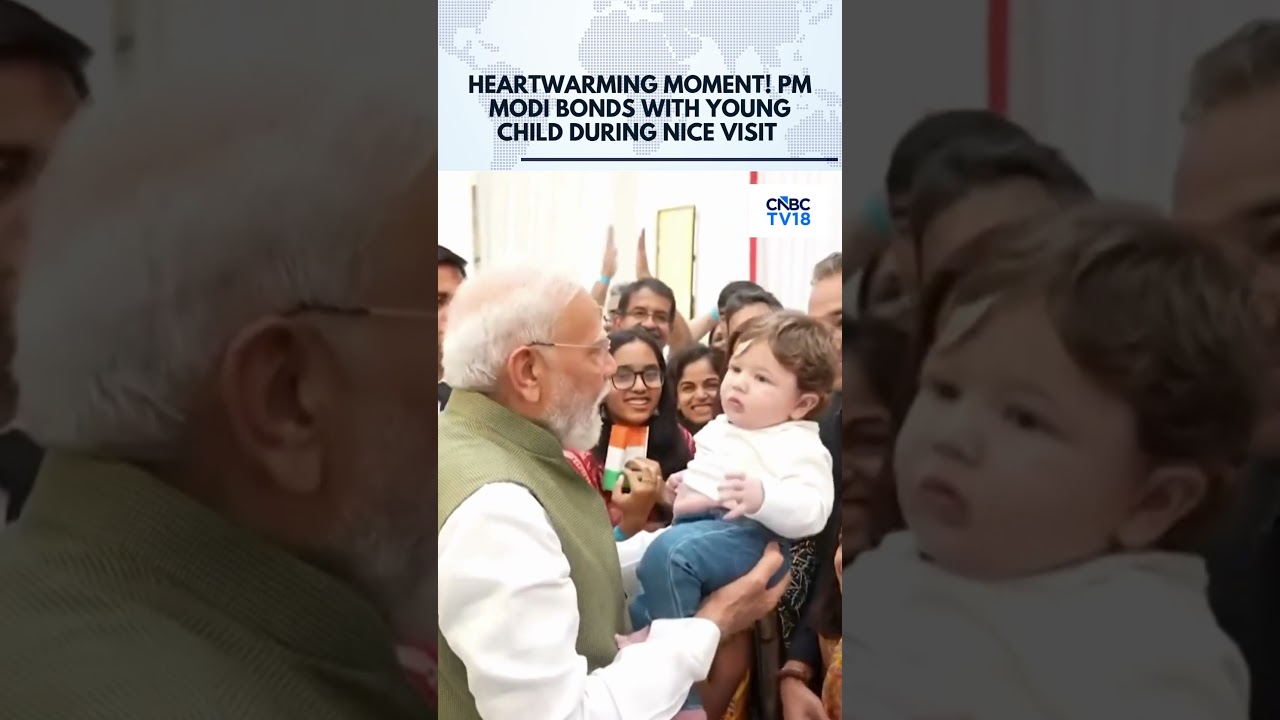 WATCH: PM Modi's Heartwarming Encounter With Child During France Tour | PM Modi In France | N18G