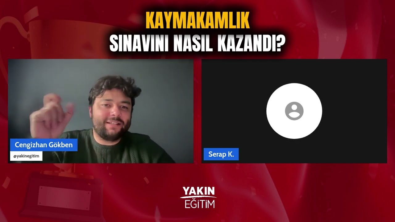 KAYMAKAMLIK SINAVINI NASIL KAZANDI? - SERAP K. KPSS İLE BİRLİKTE SÜRECİ NASIL YÖNETTİ?