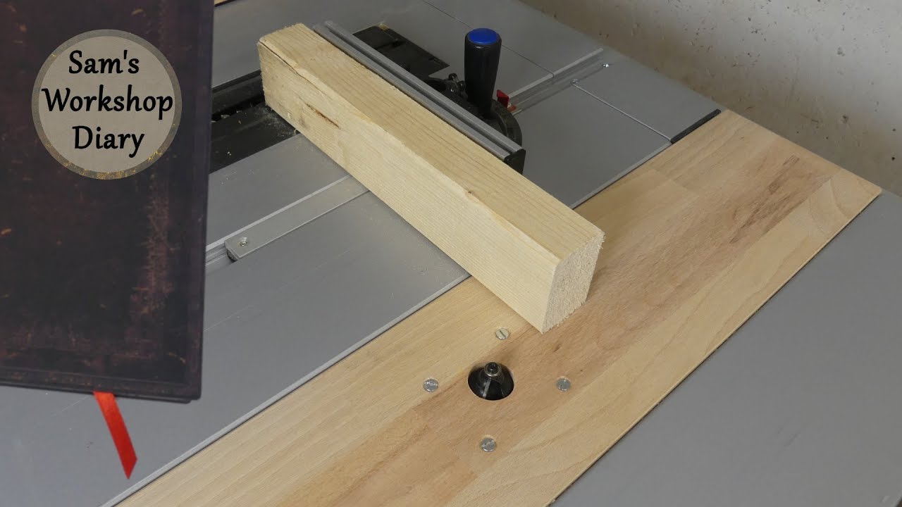 Easy Table Saw Router Table