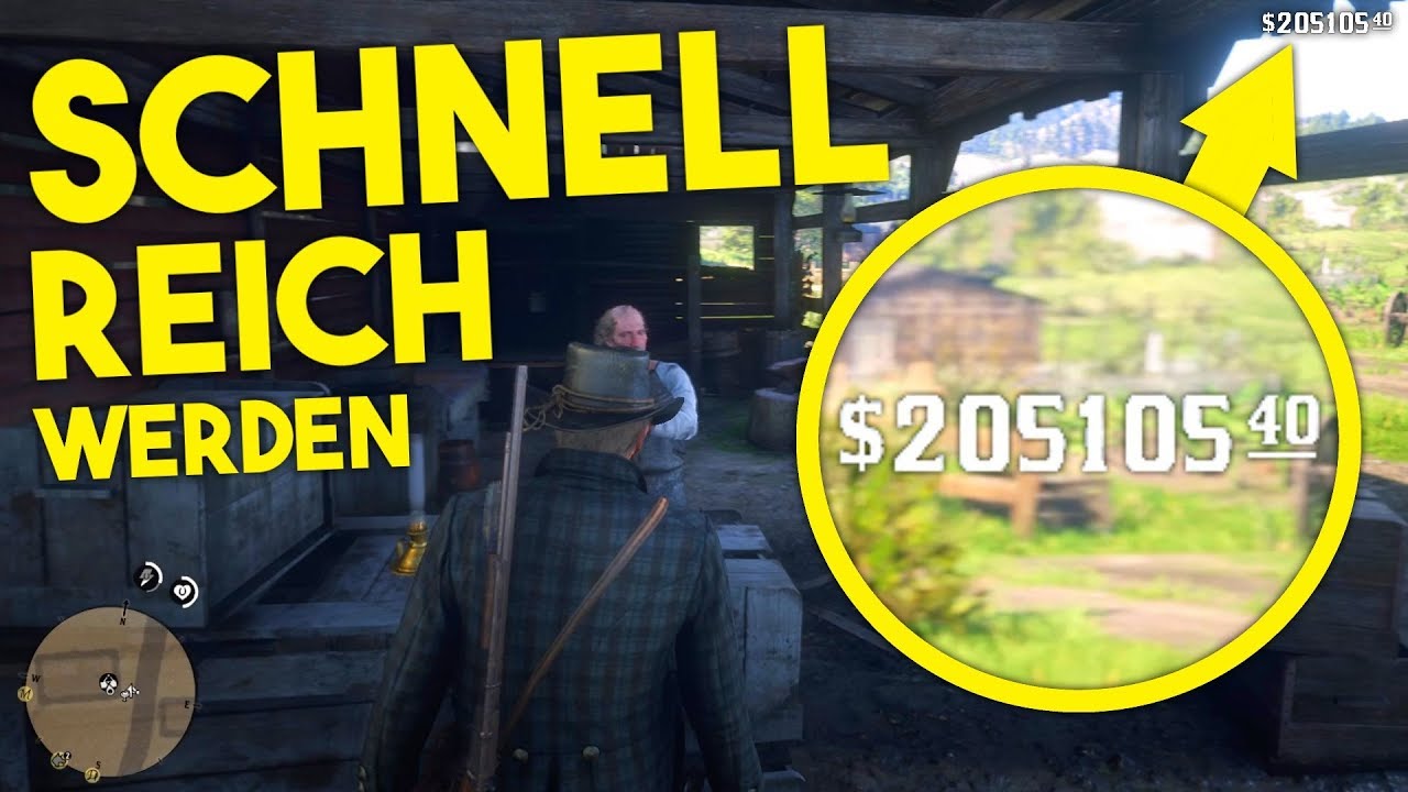 SCHNELL MEGA REICH werden in RDR2! | Viel Geld machen! - Red Dead Redemption 2 - Tipps & Tricks