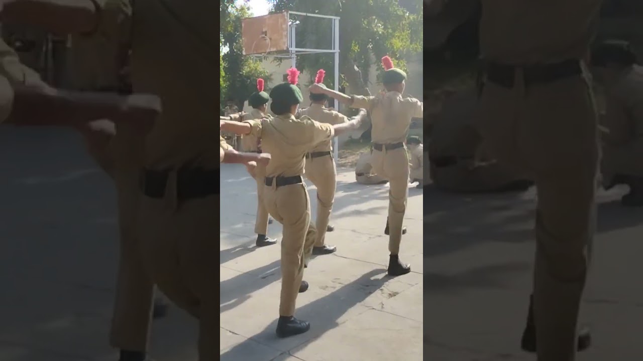 stumping march demo #viral #rdc #allindiancc #ncc #indianarmy# nccshorts