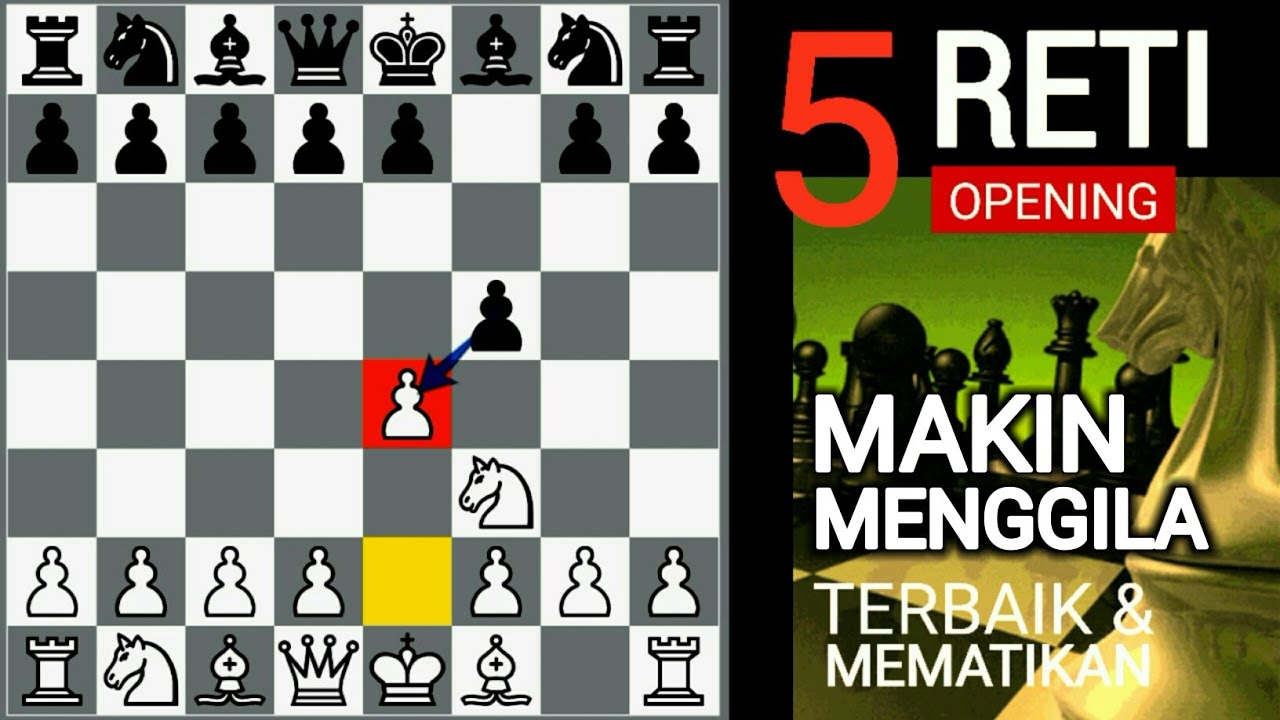 Semakin Menggila ! TOP 5 Jebakan catur terbaik RETI OPENING