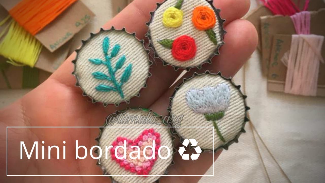 Minis bordados ♻️