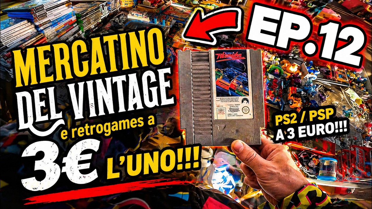 Al Mercatino dell'usato, tra affari e retrogames, con ManuTheDeath - EP 12