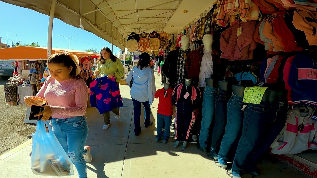 🇲🇽 TIANGUIS DE ROPA EN Villa HIDALGO, JALISCO, recorrido | Virtual Tour