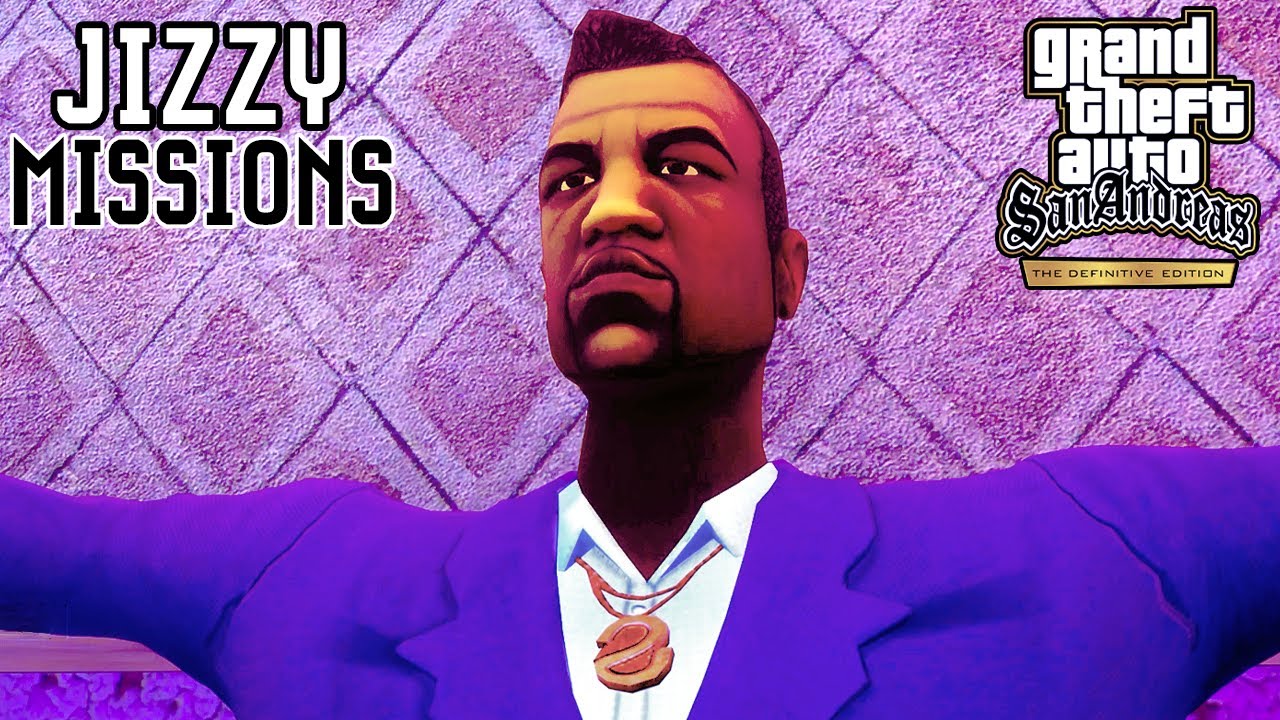 GTA San Andreas - All Jizzy Cutscenes & Missions (Definitive Edition)