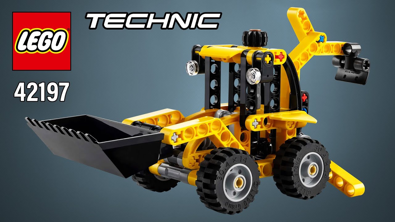 Экскаватор-погрузчик LEGO® Technic™ (42197) [104 шт.] Пошаговые инструкции по сборке @TopBrickBui...