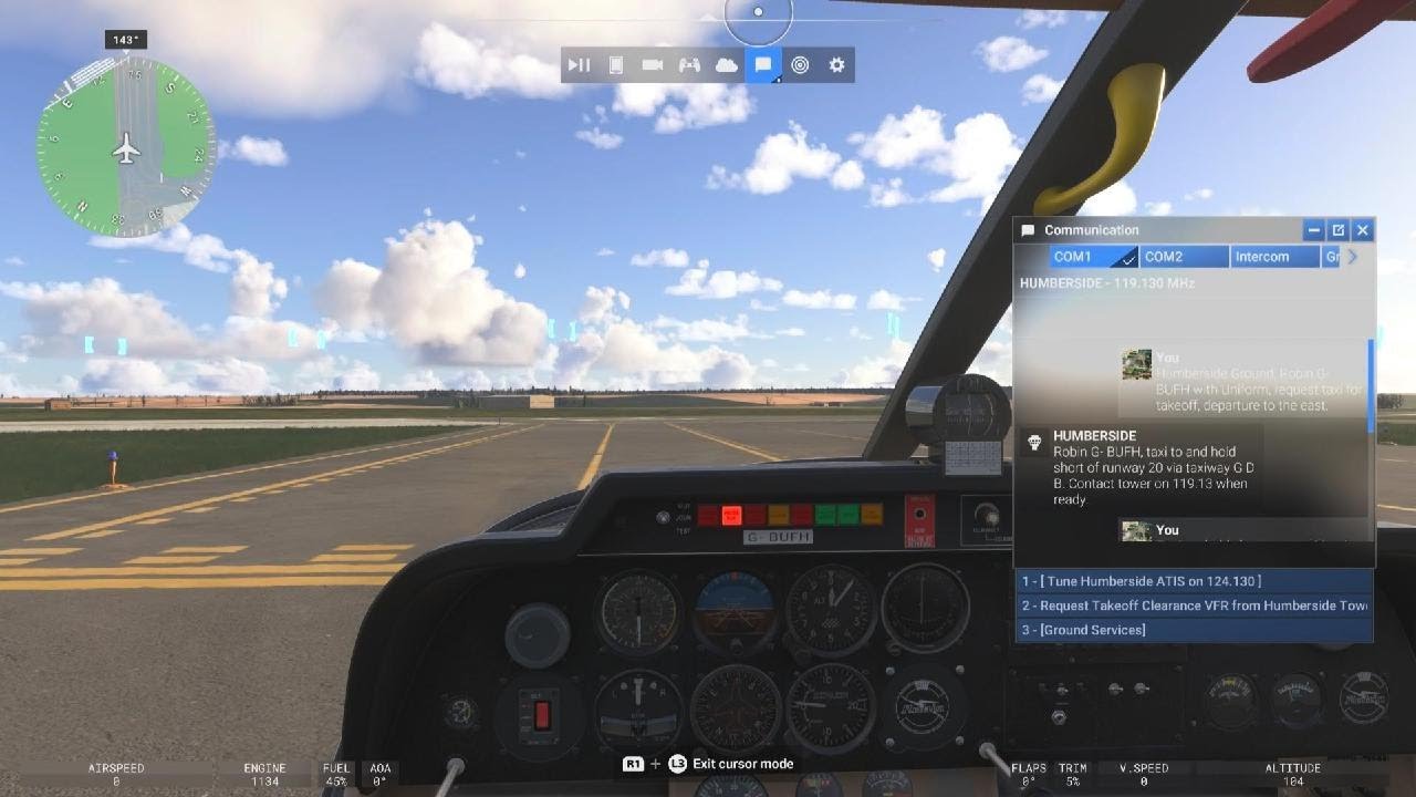 Robin DR400 | Humberside to Skegness | Microsoft Flight Simulator
