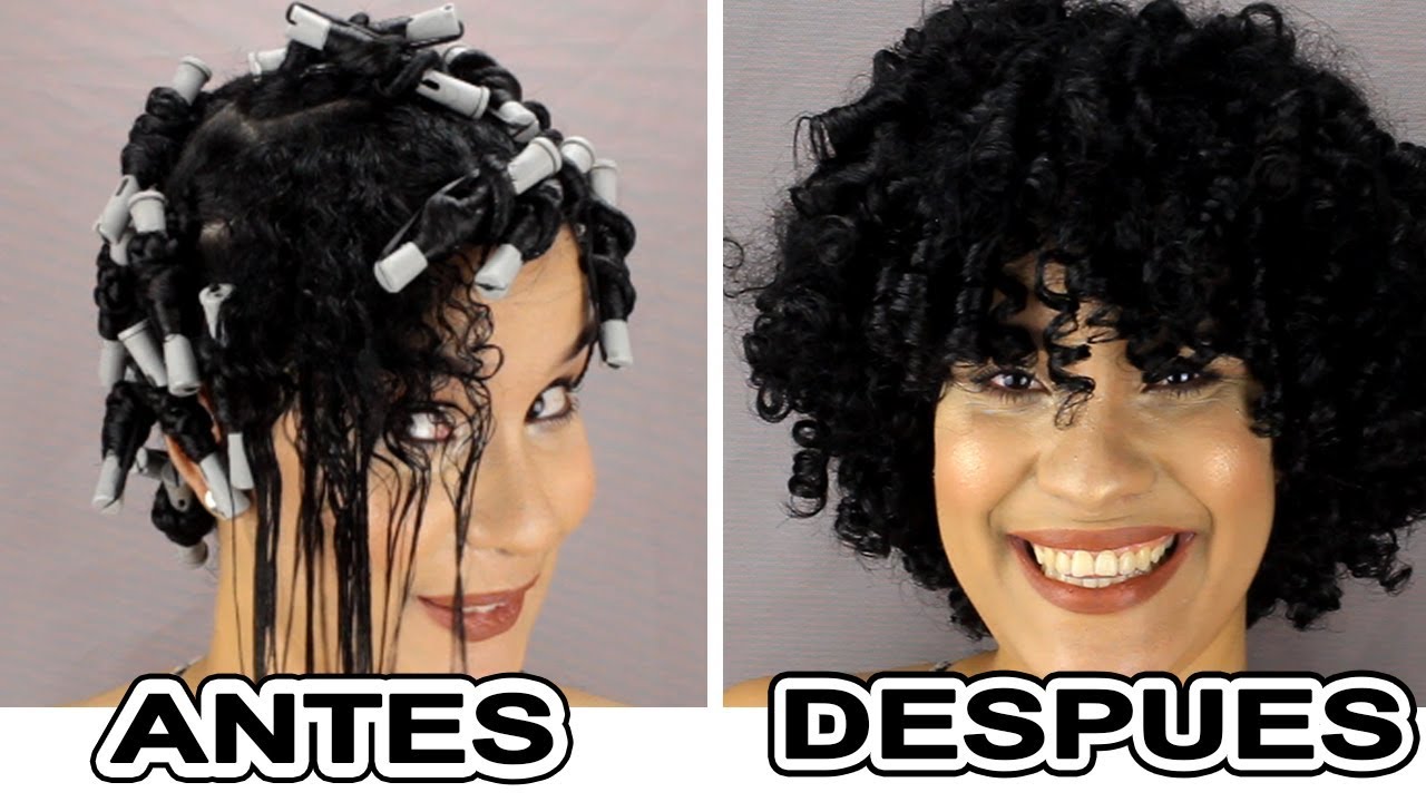 Rutina para Rizar el Cabello en TRANSICION (actulizada)