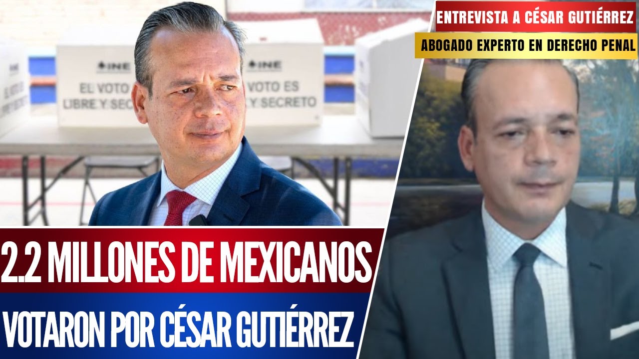 GUTIÉRREZ PRIEGO REACCIONA A LOS RESULTADOS DE LA ELECCIÓN JUDICIAL Y FIJA POSTURA