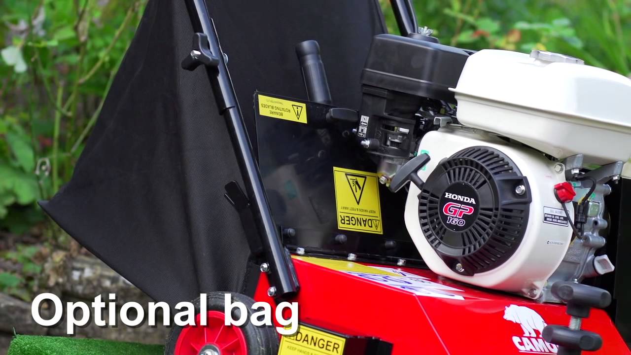 CAMON LS14 Lawn Scarifier Demonstration by Tracmaster Ltd