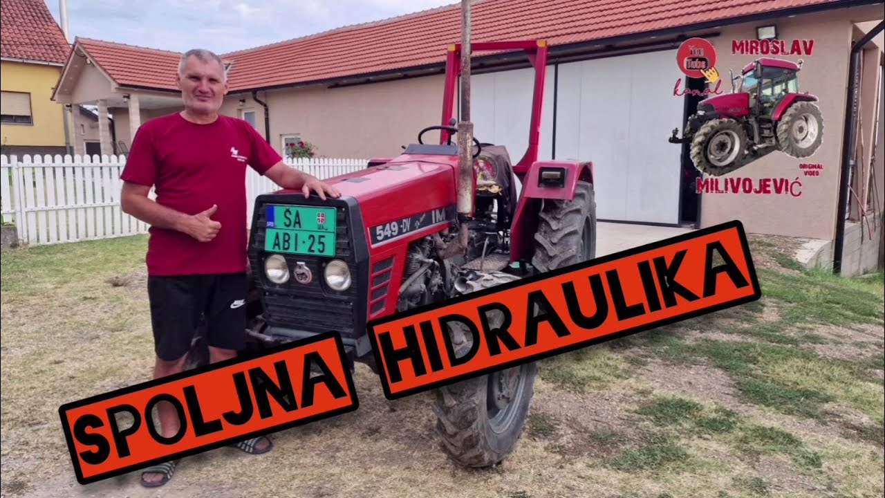 Objašnjenje rada spoljne hidraulike na IMT 549 DV