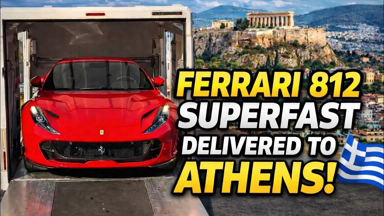 VAN NEDERLAND NAAR ATHENE MET EEN FERRARI 812 SUPERFAST