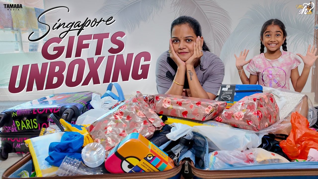 Singapore Gifts Unboxing || Mahishivan || Tamada Media
