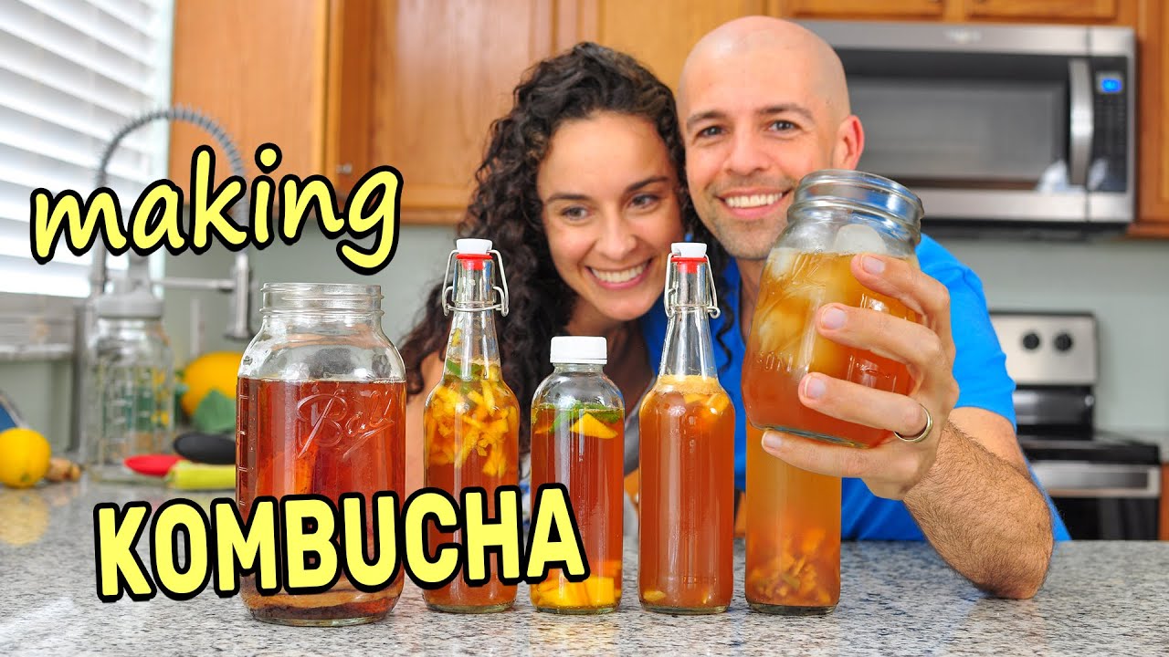 How to Make Kombucha & Easy Secondary Fermentation Recipes