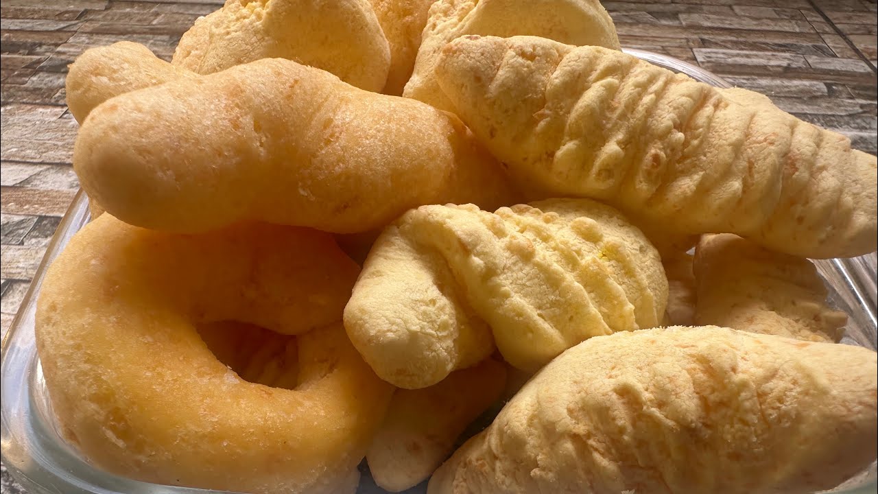 COMO FAZER UM DELICIOSO BISCOITO FRITO E ASSADO DE POUCOS INGREDIENTES