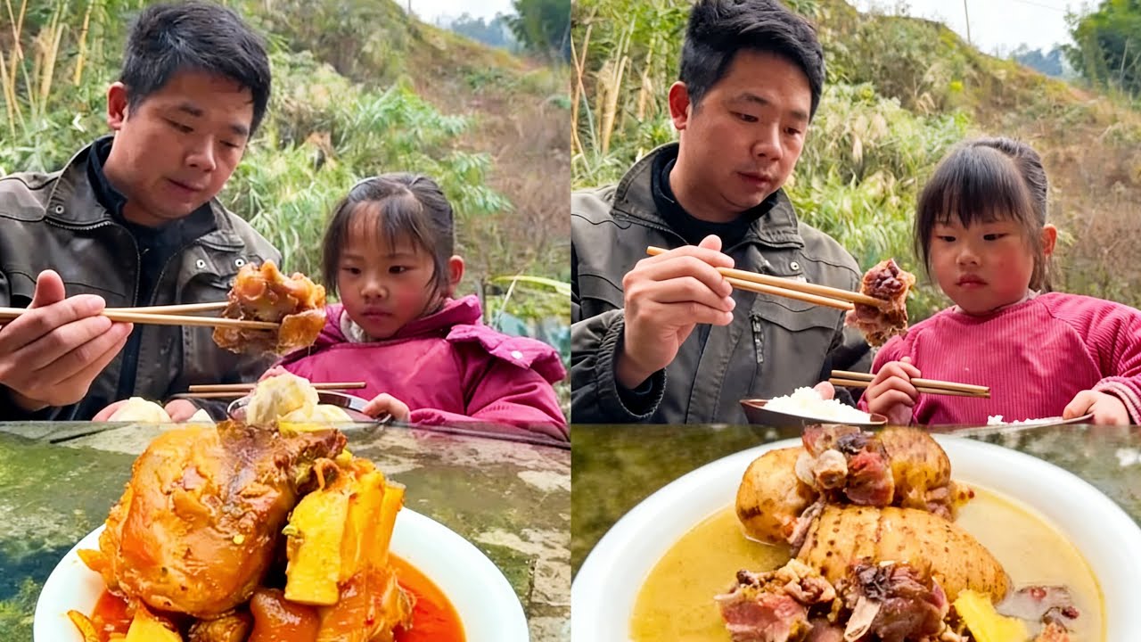 【紅燒牛蹄】自從她媽媽走了以後，媛媛就像這個家的女主人一樣，她主內，我主外，每天忙得不可開交……