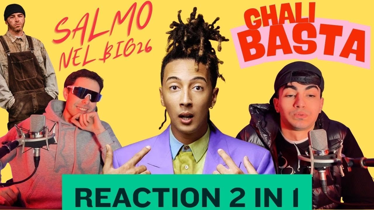 Ghali - BASTA Fit Salmo a random | REACTION DOPPIA